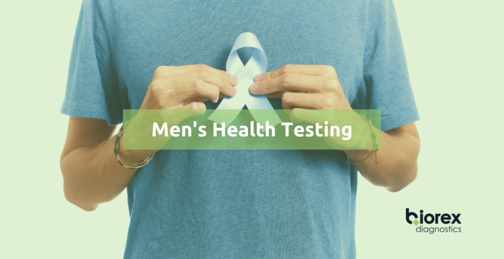 Man Testing Men’s Health Testing - Biorex Diagnostics - Primary Diagnostics Innovation